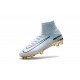 Botas de fútbol Nike Mercurial Superfly V FG CR7 Blanco Oro Negro