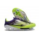 Botas de Futbol adidas F50 + LL FG Morado Rush Ftwr Blanco Limón Lúcido