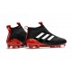 Zapatos de fútbol adidas Ace 17+ Purecontrol FG Negro Blanco Rojo