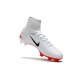 Baratas Botas de fútbol Nike Mercurial Superfly V FG Blanco Rojo Negro