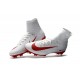 Zapatillas de fútbol Nike Mercurial Superfly 5 FG Blanco Rojo