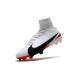 Baratas Botas de fútbol Nike Mercurial Superfly V FG Blanco Rojo Negro