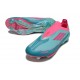 Botas de Futbol adidas F50 + LL FG Flash Agua Rosa Lúcido Lucid Cyan