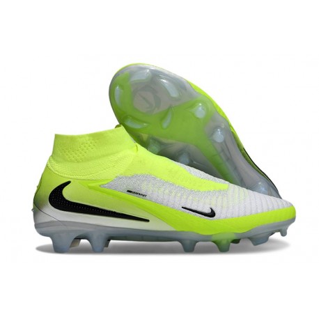 Bota de Futbol Nike Phantom 6 DF Elite FG Gris Verde Negro