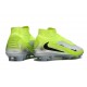 Bota de Futbol Nike Phantom 6 DF Elite FG Gris Verde Negro