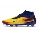 Bota de Futbol Nike Phantom 6 DF Elite FG Amarillo Azul Dorado