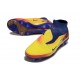 Bota de Futbol Nike Phantom 6 DF Elite FG Amarillo Azul Dorado