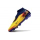 Bota de Futbol Nike Phantom 6 DF Elite FG Amarillo Azul Dorado