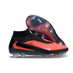 Bota de Futbol Nike Phantom 6 DF Elite FG Carmesí Vivo Negro