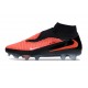 Bota de Futbol Nike Phantom 6 DF Elite FG Carmesí Vivo Negro