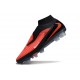 Bota de Futbol Nike Phantom 6 DF Elite FG Carmesí Vivo Negro