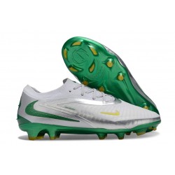Nike Phantom 6 Elite FG Blanco Verde Plateado