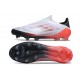 Zapatos de Fútbol adidas F50 Elite LL FG Blanco Negro Rojo