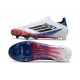 Zapatos de Fútbol adidas F50 Elite LL FG Son Blanco Negro Rojo Vivo