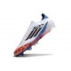 Zapatos de Fútbol adidas F50 Elite LL FG Son Blanco Negro Rojo Vivo