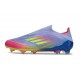 Zapatos de Fútbol adidas F50 Elite LL FG Azul Fusion Limón Lúcido Rosa Lúcido