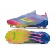 Zapatos de Fútbol adidas F50 Elite LL FG Azul Fusion Limón Lúcido Rosa Lúcido