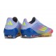Zapatos de Fútbol adidas F50 Elite LL FG Azul Fusion Limón Lúcido Rosa Lúcido