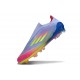Zapatos de Fútbol adidas F50 Elite LL FG Azul Fusion Limón Lúcido Rosa Lúcido