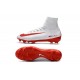 Zapatillas de fútbol Nike Mercurial Superfly 5 FG Blanco Rojo