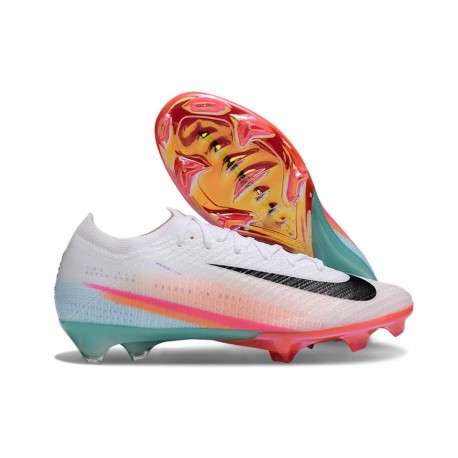 Botas de Futbol Nike Mercurial Vapor 16 Elite FG Blanco Negro Rojo Azul