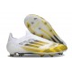 Zapatos de Fútbol adidas F50 Elite LL FG Blanco Amarillo