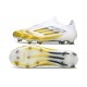 Zapatos de Fútbol adidas F50 Elite LL FG Blanco Amarillo