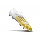 Zapatos de Fútbol adidas F50 Elite LL FG Blanco Amarillo