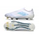 Zapatos de Fútbol adidas F50 Elite LL FG Blanco Perla Met Azul