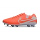 Bota de Futbol Nike Tiempo Legend 10 Elite FG Lava Caliente Blanco