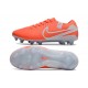Bota de Futbol Nike Tiempo Legend 10 Elite FG Lava Caliente Blanco