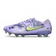 Bota de Futbol Nike Tiempo Legend 10 Elite FG Morado Agate Casi Voltio