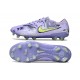 Bota de Futbol Nike Tiempo Legend 10 Elite FG Morado Agate Casi Voltio