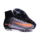 Baratas Botas de fútbol Nike Mercurial Superfly V FG Gris Negro Naranja