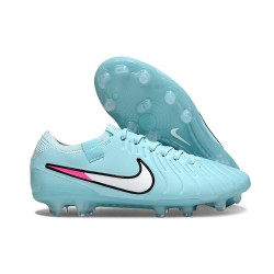 Bota de Futbol Nike Tiempo Legend 10 Elite FG Copa Blanco