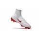Zapatillas de fútbol Nike Mercurial Superfly 5 FG Blanco Rojo