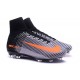 Baratas Botas de fútbol Nike Mercurial Superfly V FG Gris Negro Naranja