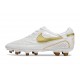 Bota de Futbol Nike Tiempo Legend 10 Elite FG R10 Blanco Oro