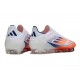 Zapatos de Fútbol adidas F50 Elite LL FG Blanco Rojo Solar Azul Lúcido