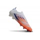 Zapatos de Fútbol adidas F50 Elite LL FG Blanco Rojo Solar Azul Lúcido