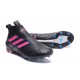 Zapatos de fútbol adidas Ace 17+ Purecontrol FG Blanco Negro Rosado