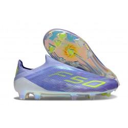 Zapatos adidas F50 Elite LL FG Violeta Tone Limón Lúcido Morado Rush
