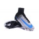 Zapatillas de fútbol Nike Mercurial Superfly 5 FG Blanco Azul Negro