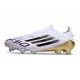 Zapatos de Fútbol adidas F50 Elite LL FG Blanco Negro Met Dorado