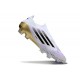 Zapatos de Fútbol adidas F50 Elite LL FG Blanco Negro Met Dorado