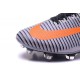 Baratas Botas de fútbol Nike Mercurial Superfly V FG Gris Negro Naranja
