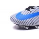 Zapatillas de fútbol Nike Mercurial Superfly 5 FG Blanco Azul Negro