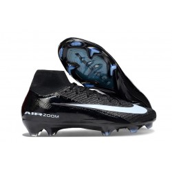 Nike Botas Mercurial Superfly 10 Elite FG Negro Hielo Azul
