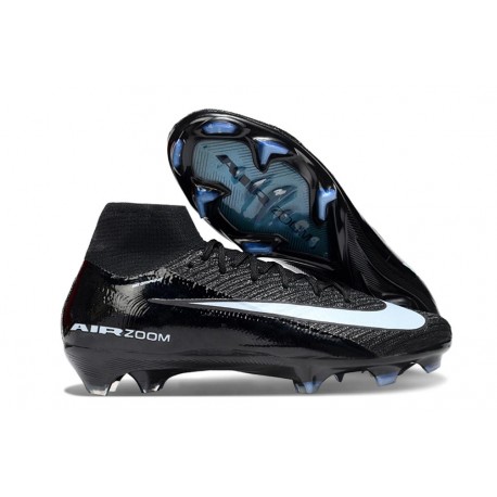 Nike Botas Mercurial Superfly 10 Elite FG Negro Hielo Azul