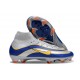 Nike Botas Mercurial Superfly 10 Elite FG Plateada Azul Amarillo